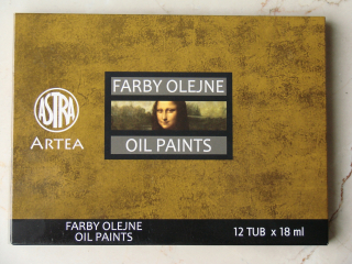Astra - Artea Oil Paints 12 Col. X 18 ml