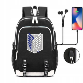 Útok na čierny batoh USB Titans