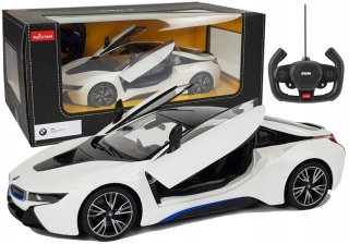 Auto R/C BMW I8 Rastar 1:14 Automatycz biele dvere