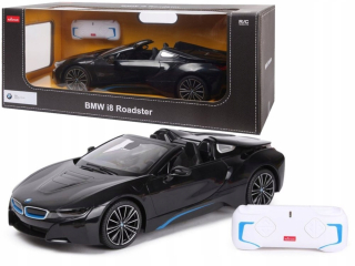 Auto R/C BMW I8 Roadster Rastar 1:12 Čierna