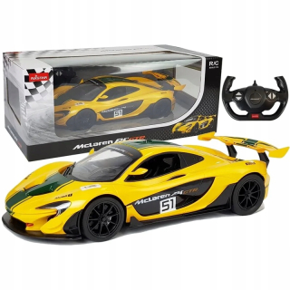 Auto R/C McLaren P1 Gtr Rastar 1:14 Žltá