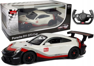 Auto R/C Porsche 911 GT3 Cup Rastar 1:14 Biela