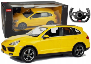 Auto R/C Porsche Cayenne Rastar 1:14 žltá