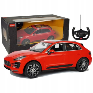 Auto R/C Porsche Macan Turbo Rastar 1:14 Červená