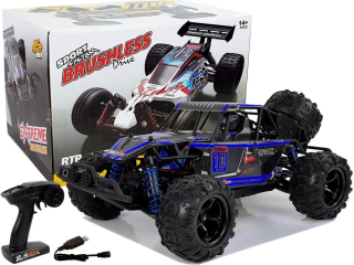 Field Car Buggy R/C 1:18 modrá 45 km/h