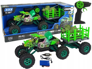Auto Off-Road Trailer na diaľkové ovládanie 1:14