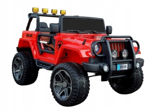 Auto pre batériu WXE-1688 4x4 červené