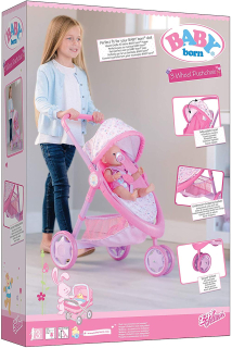 Dieťa narodené s 3-kolesovým kočíkom Lux 1423575