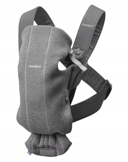 Babybjorn mini 3d dres tmavošedá detská nosič