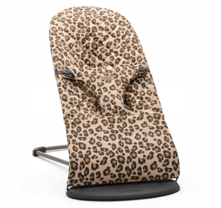 Babybjorn - Bliss Cotton Deckchair, béžová/leopard