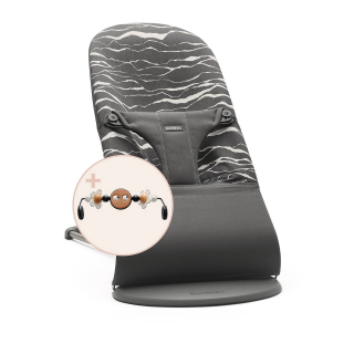 Babybjorn Deckchair blaženosť/krajina tlač + hračka