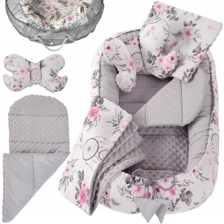 Babyboom Cocoon Butterfly Socket prikrývka Minky 7 prvky