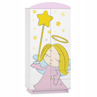 Rozprávková detská šatníka W03 liliowa krásna grafika