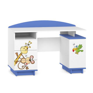 Fairytale Desk pre dieťa D01 modrá biela UV