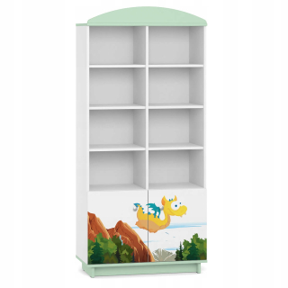 Fairytale Rack pre detskú izbu bc10 mincovňa biela