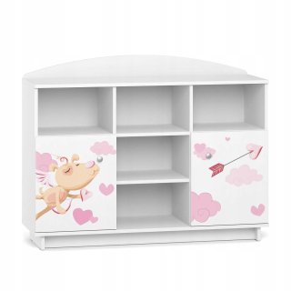 Fairytale Rack pre dievčenskú izbu BC06 White UV