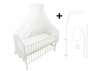 Sieť proti komárom Canopy nad posteľou 2in1 + rám