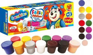Bambino plagáty farby 12 col + 1 zadarmo 20 ml
