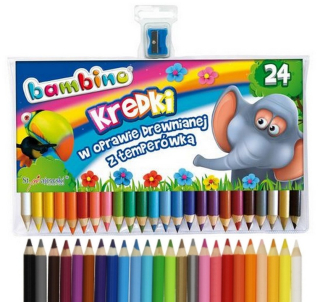 Bambino hrubé ceruzky ceruzky 24 farieb