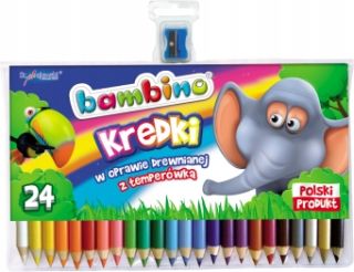 Bambino ceruzka ceruzky 24 farieb + teplota