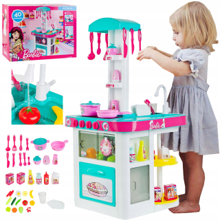 Barbie kuchynská kohútika s vodným zvukom pre deti