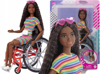 Barbie Doll na invalidnom vozíku GRB94