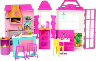 Barbie Restaurant Set Furniture Skladací dom