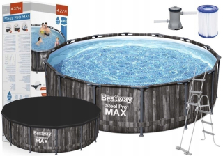 Rámec záhradného bazéna 430 cm vzor bestway set