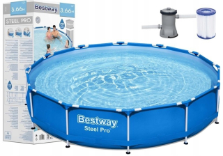 Záhradný rámový bazén Veľká sada 6500L bestway