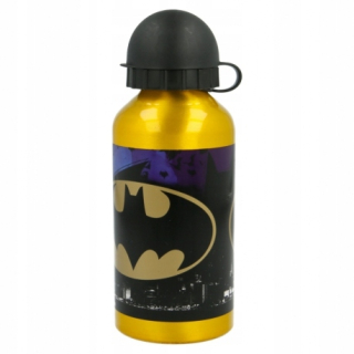 Batman hliníková fľaša s vodou s 400 ml náustkom