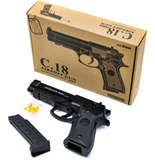 Beretta Metal Ball Pistol C18 Replica 6 mm