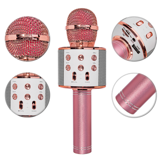 Detská karaoke súprava - Bezdrôtový mikrofón karaoke Bluetooth Singing