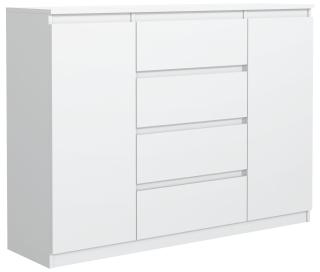 Biela zásuvka 140 cm 4szuflady 2 dvere od výrobcu