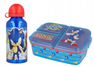 Hliníková fľaša na vodu+ Sonic Breakfast s priečkami