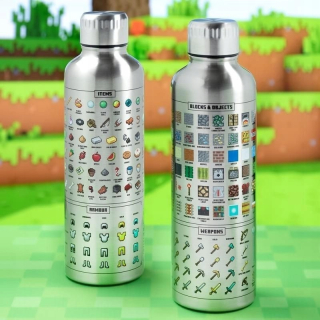 Kovová fľaša / fľaša Minecraft Originálny