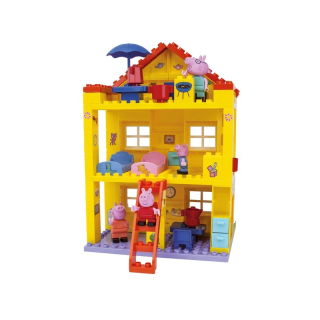 Veľké bloky Peppa Pigeon House + Figuríny