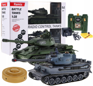 Bitka o tanky na diaľku riadená tank RC Pilot 2x