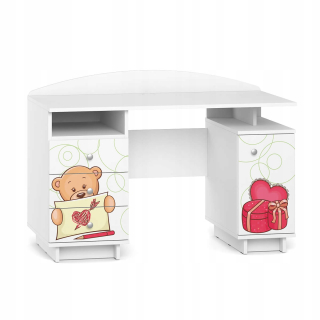 Detská stola rozprávka D01 Teddy Bears White Motif