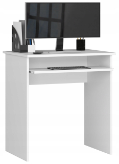 Detský stôl pre notebookovu hviezdu 68 cm biela