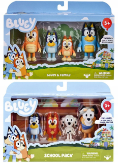 Bluey 2 sady 8 ks 24 hodinových čísel