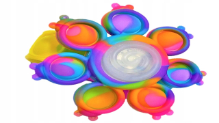 Pop It Fidget Push Spinner Sense Slaces Opaks