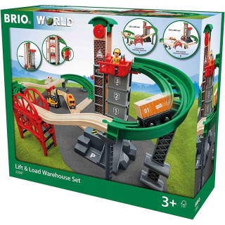 Brio Wooden Front Veľký sklad s výťahom 33887