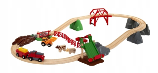Brio World Wooden Farm 30el.