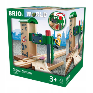 Brio Crossbowel so signalizačným strojom 33674