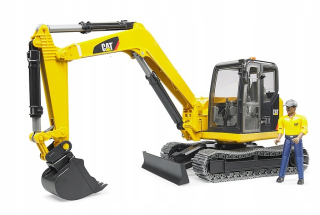 Bruder 02466 Rýpadlo na Cat Caterpillar s figurínom