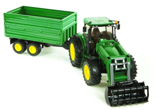 Bruder 03055 Tractor John Deere s prívesom