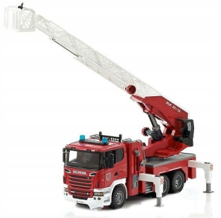 BRUDER 03590 SCANIA Hasičská brigáda Signalizácia