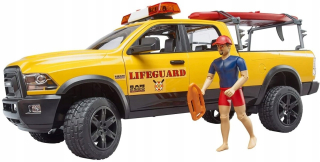 Bruder Auto Dodge Ram Life Guard s 4+ plavčík