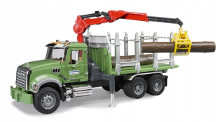 Bruder Mack Granite Truck s prívesovým žeriavom