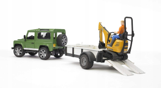 Štrbín Land Rover s jcb mini rýpadlom | 2593